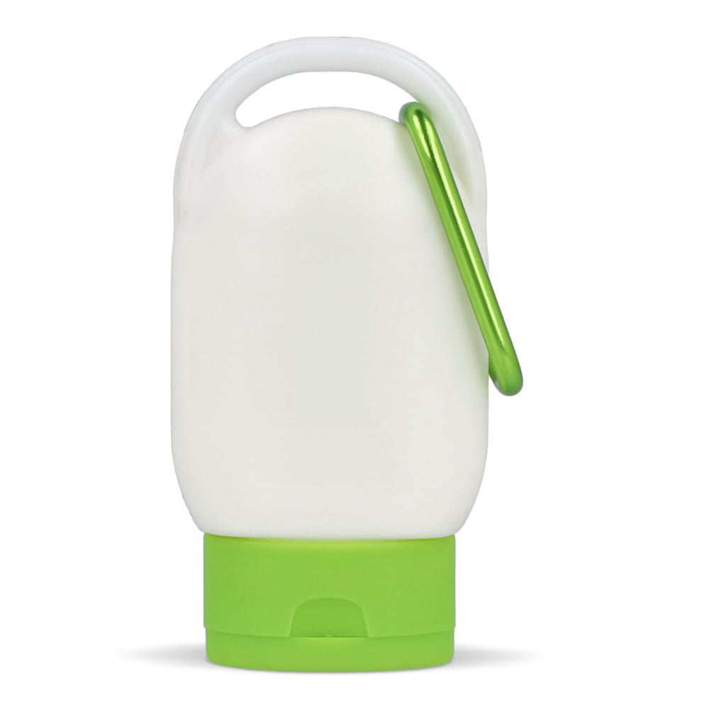 Zonnebrandlotion met Karabijnhaak SPF30 Gerecycled Materiaal - lichtgroen