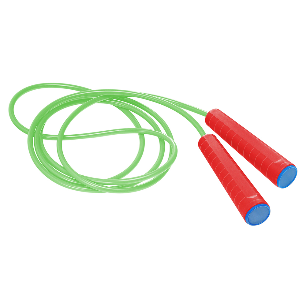 Springtouw - rood/blauw/neongroen