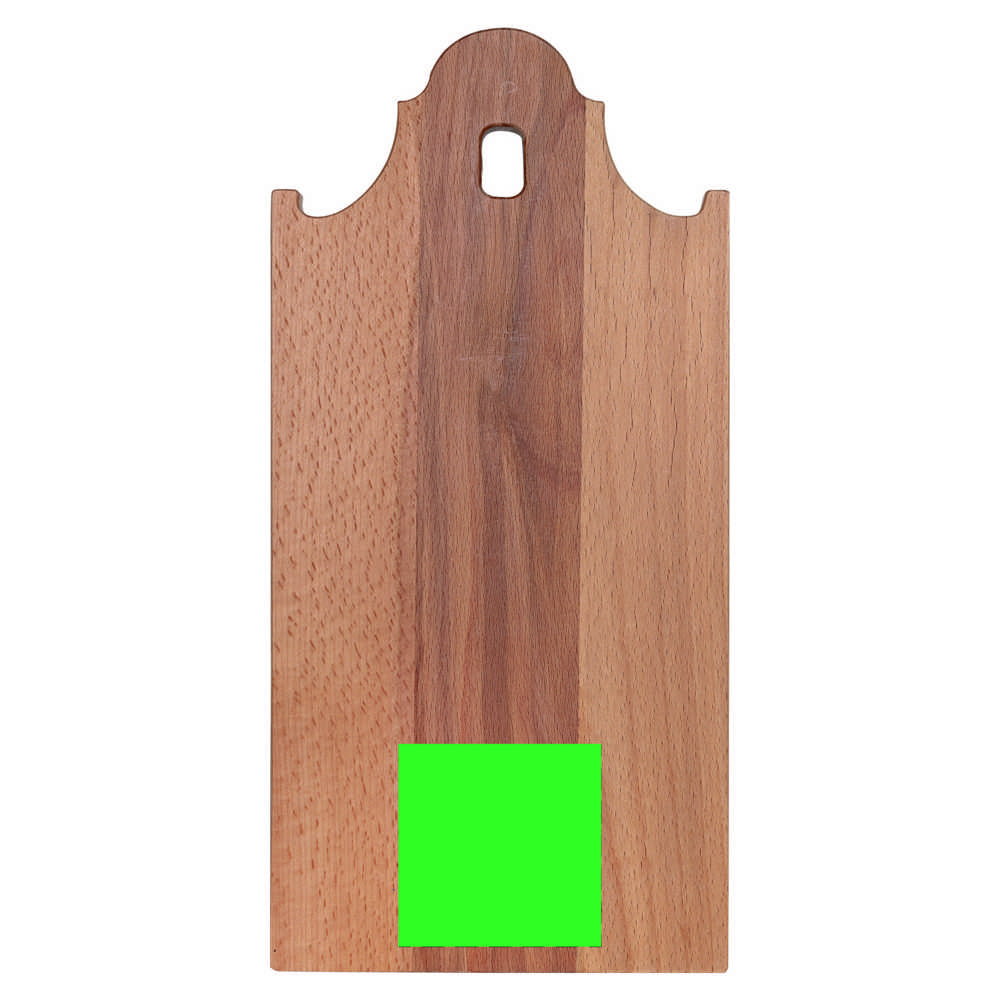Plank klokgevelhuisje beuken 35x17 cm