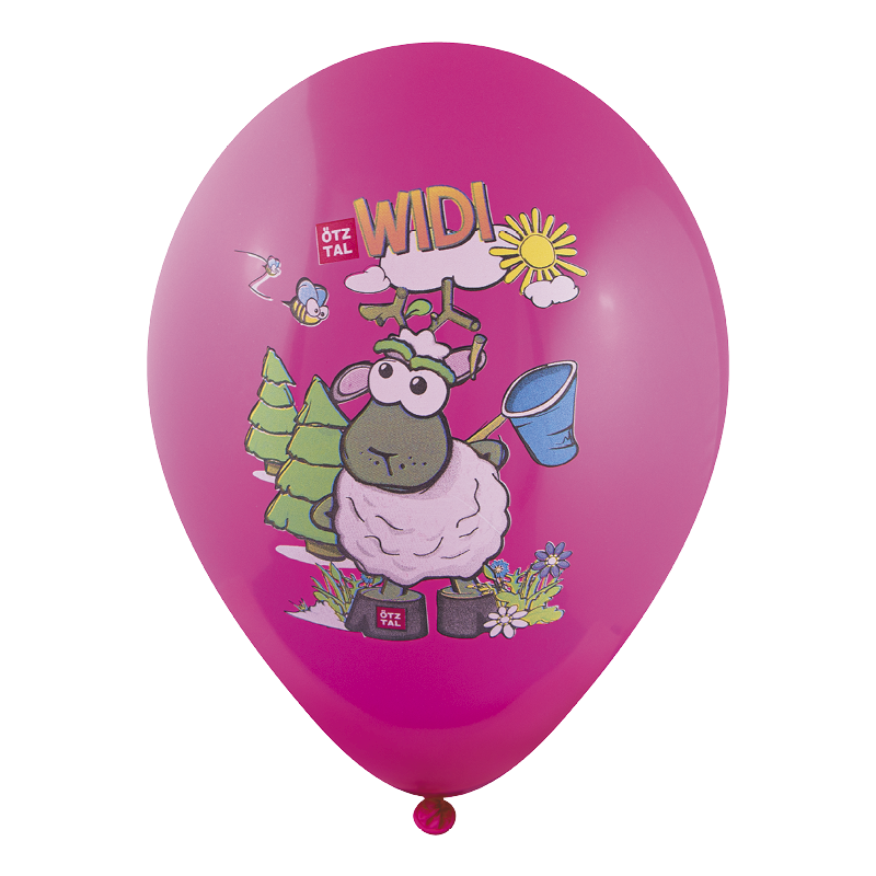 Ballonnen bedrukt HQPP 90/100 cm - Ø 35 cm - 12 inch