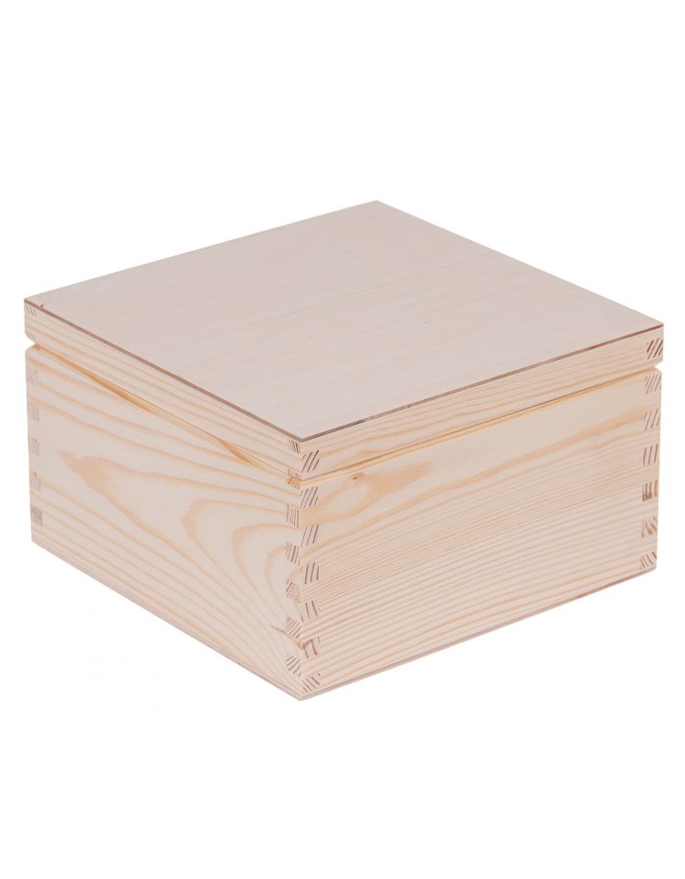 Houten kist 20x20x13 cm