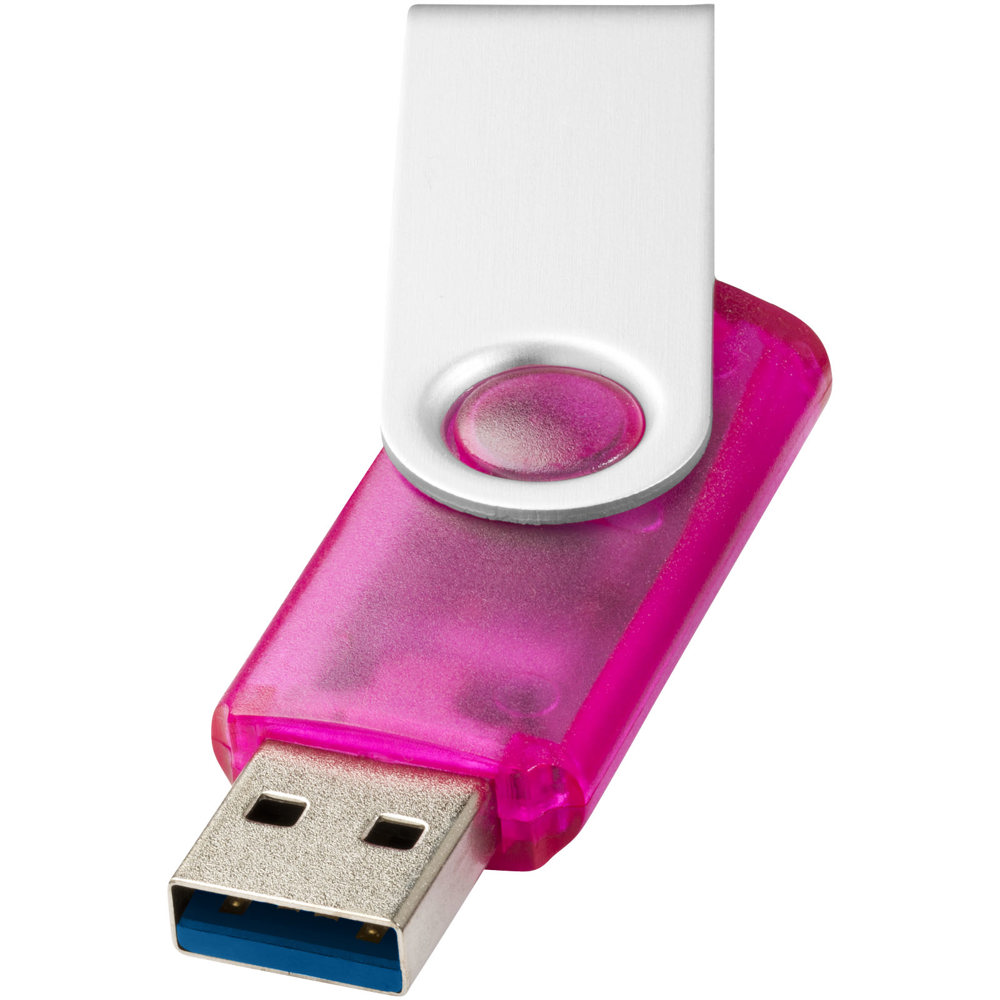 Rotate USB 3.0 doorzichtig - roze