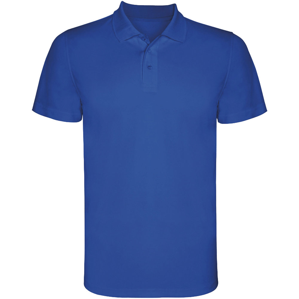 Monzha 150 g/m² sportpolo met korte mouwen voor heren - Koningsblauw