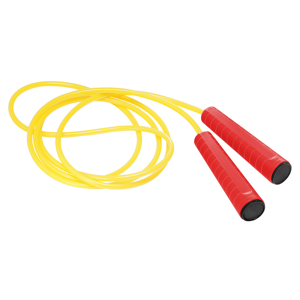 Springtouw - rood/zwart/neongeel