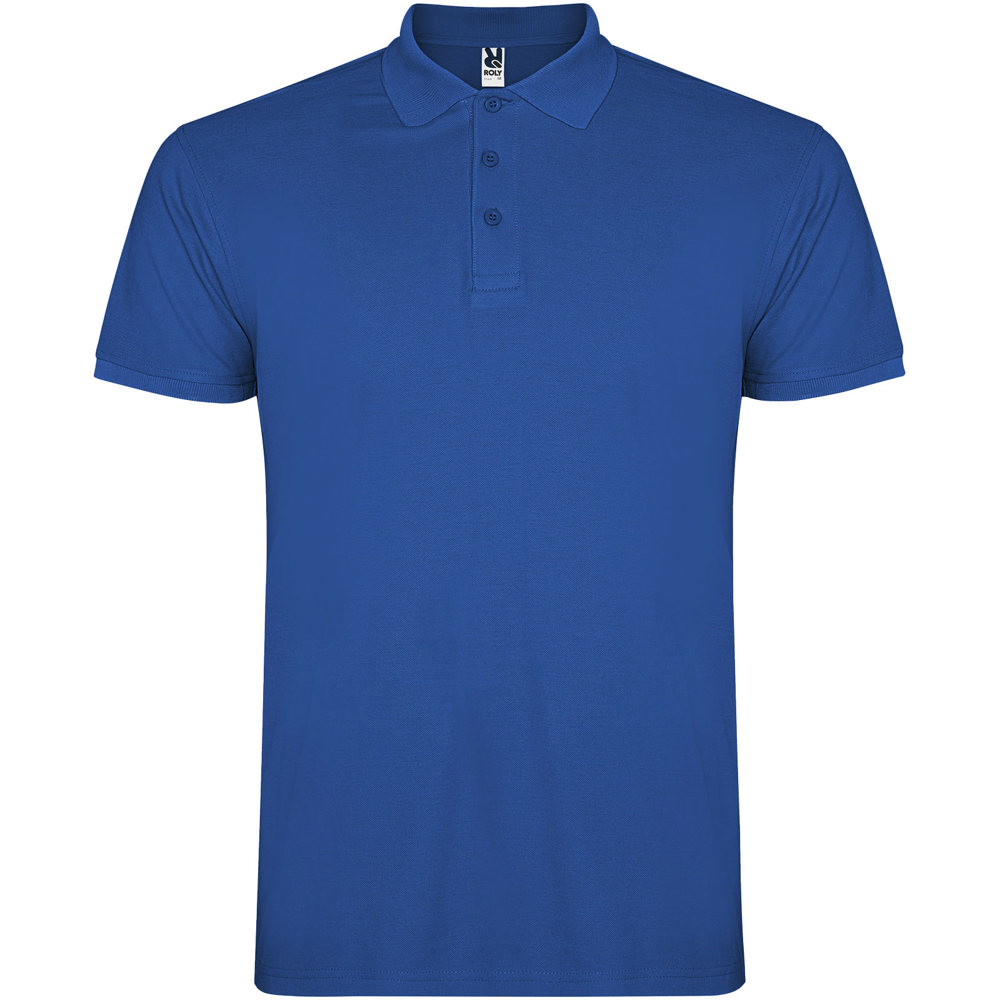 Star 200 g/m² herenpolo met korte mouwen - Koningsblauw