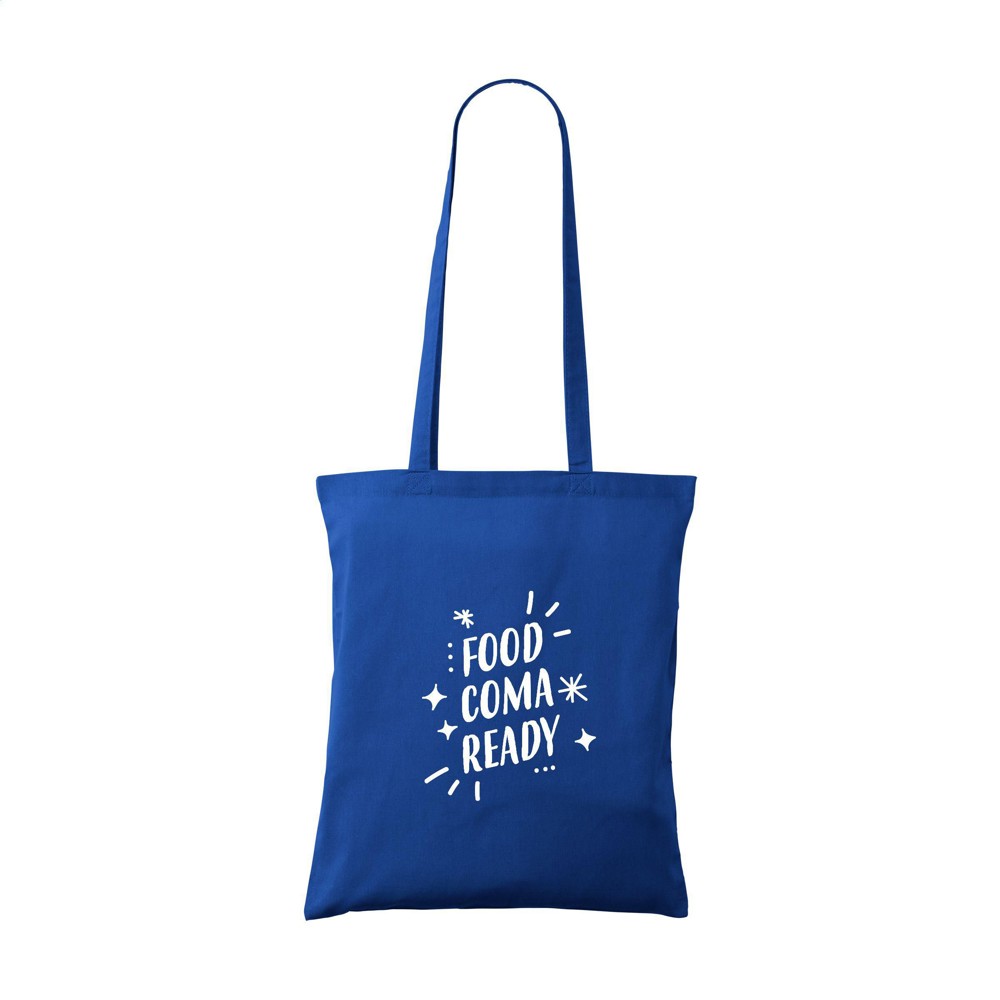 Shoppy Colour Bag (120 g/m²) katoenen tas - blauw (± PMS 286C)