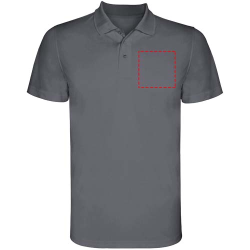 Monzha 150 g/m² sportpolo met korte mouwen voor heren