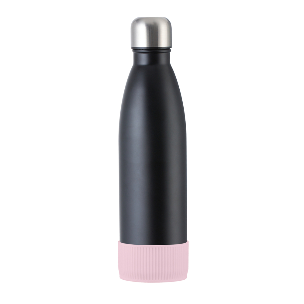 Fles RETUMBLER-myTOULON - lichtmagenta, roze, zwart, zilver