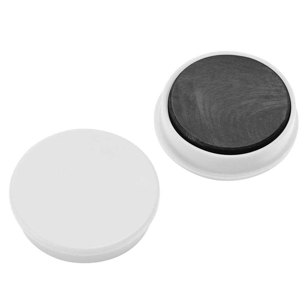 Magneet, rond - Wit