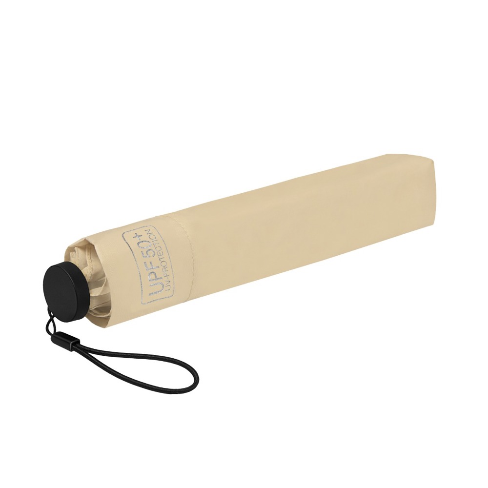 FALCONETTI - Opvouwbare zomerparaplu - Handopening - Windproof -  91 cm - Warm beige