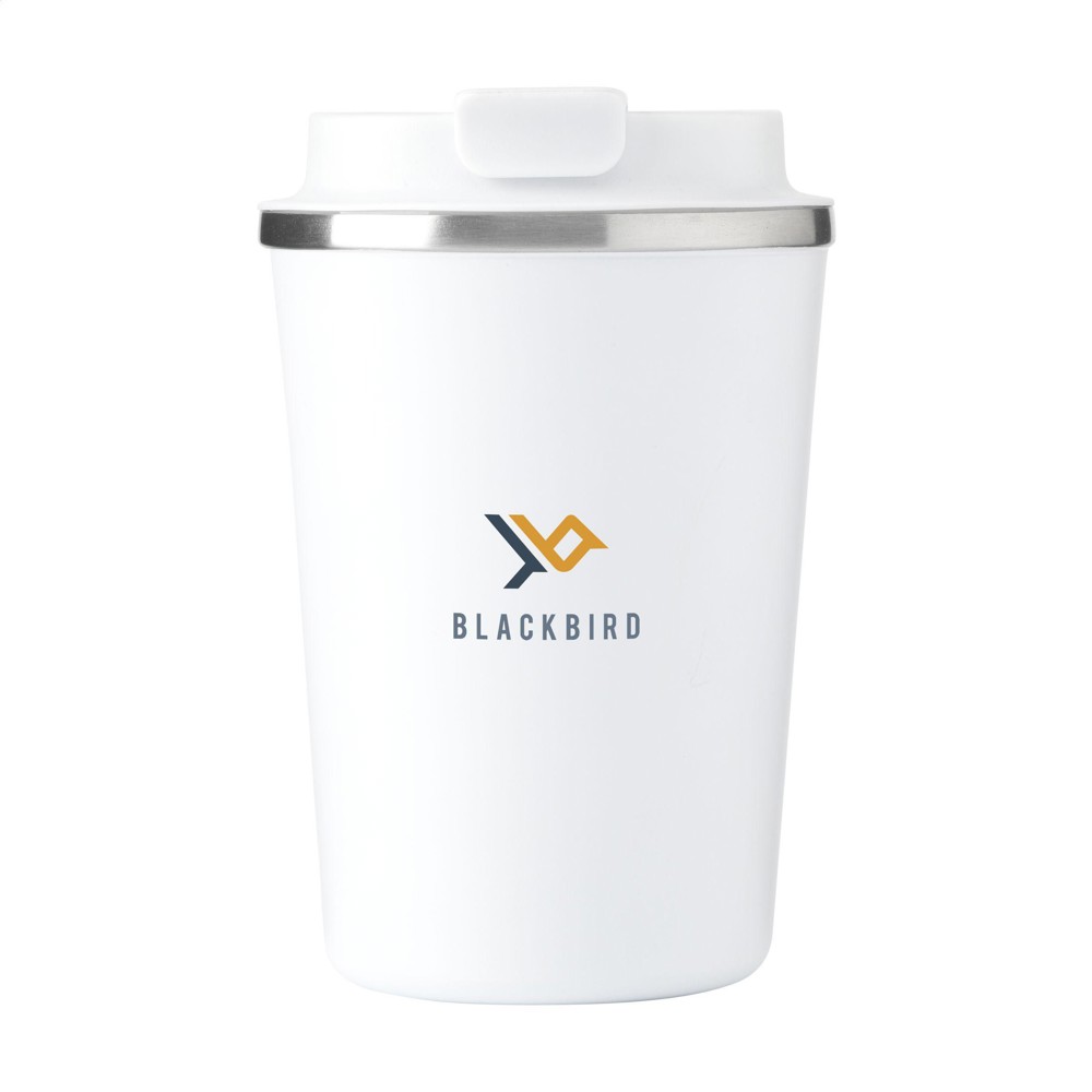 Kaffi RCS Recycled Coffee Mug 300 ml thermosbeker - wit (± PMS White)