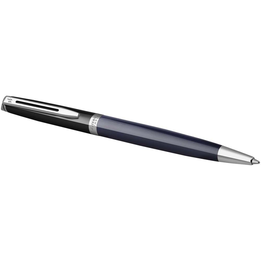 Waterman Hemisphere balpen met kleurblokken en palladium afwerking (blauwe inkt)