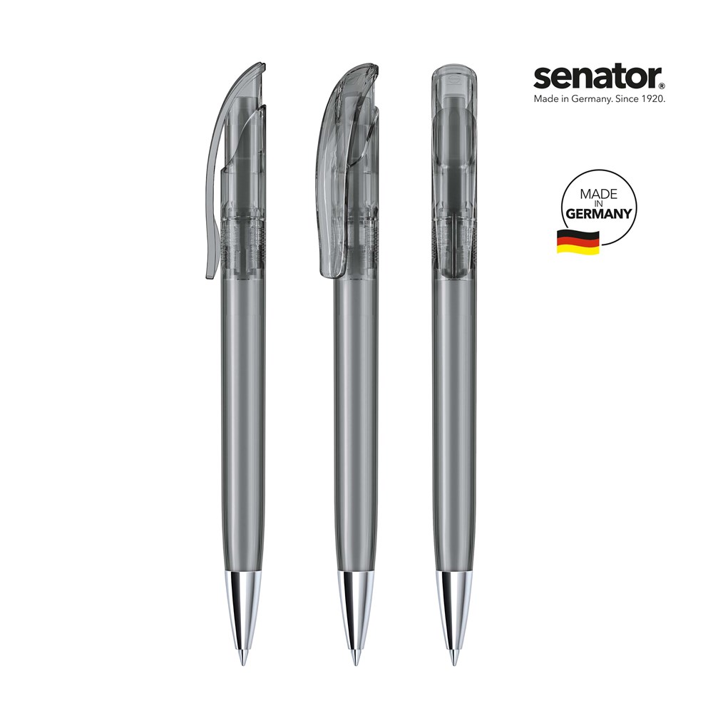 senator® Challenger Clear MT  retractable pen - cool gray 9
