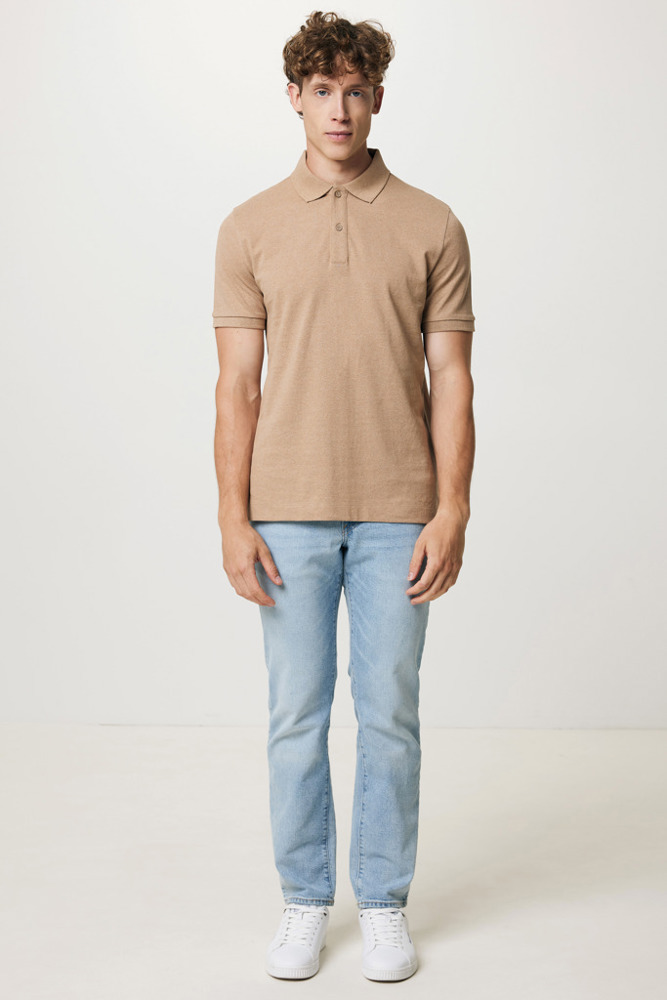 IQONIQ Yosemite gerecycled katoen pique polo