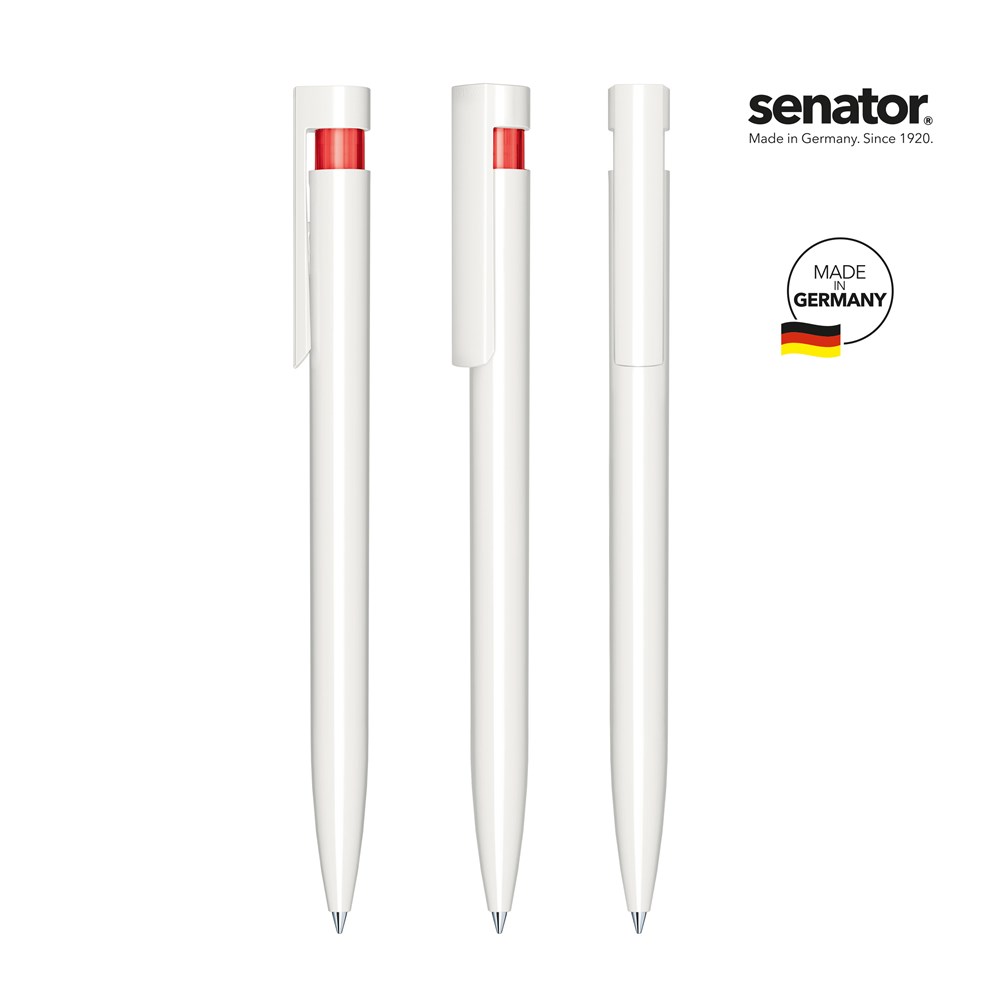 senator® Liberty Polished Basic  retractable pen - rood 186