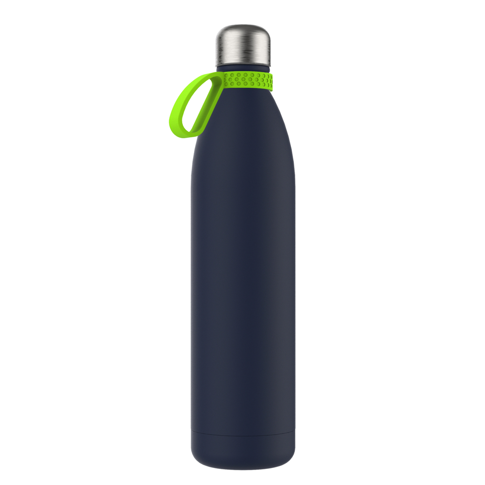 Thermofles RETUMBLER-NIZZA XXL - lichtgroen, navy, zilver