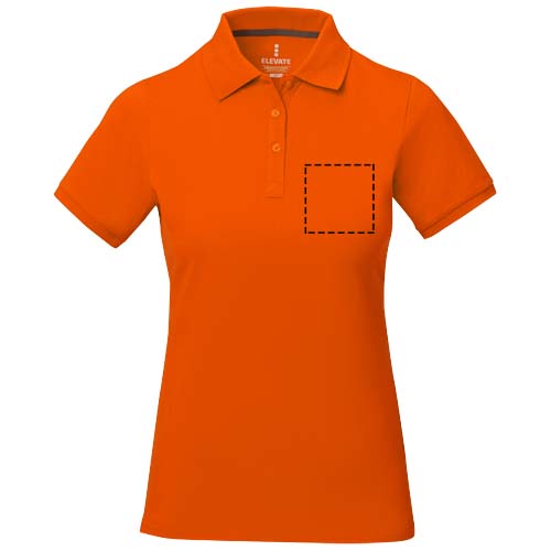 Calgary 200 g/m² damespolo met korte mouwen