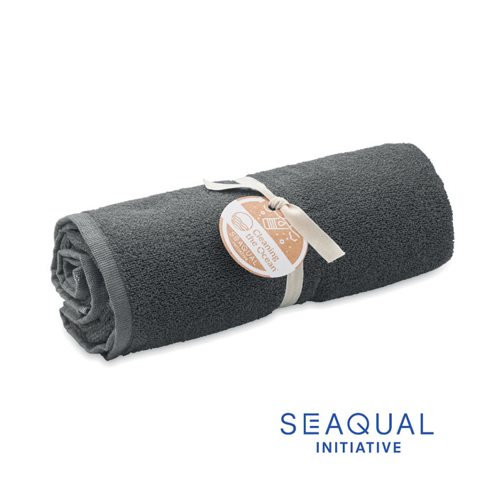WATER - SEAQUAL® handdoek 100x170cm - grijs