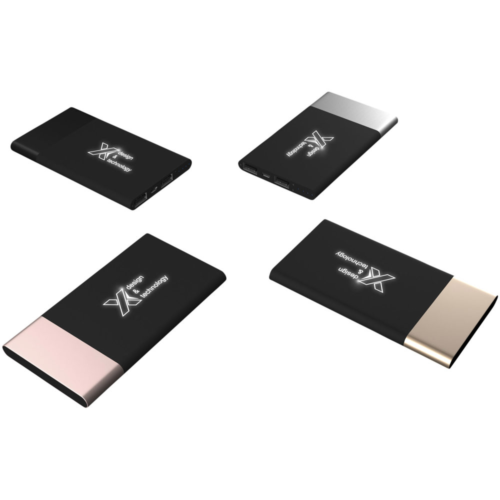 SCX.design P20 5000 mAh oplichtende slimme powerbank