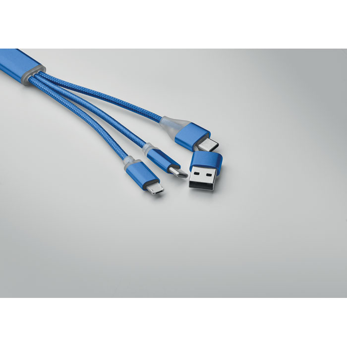 BLUE - 4 in 1 oplaadkabel type C