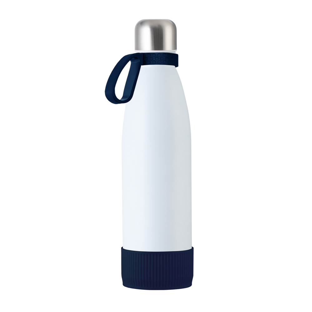Fles RETUMBLER-myTOULON - donkerblauw, wit