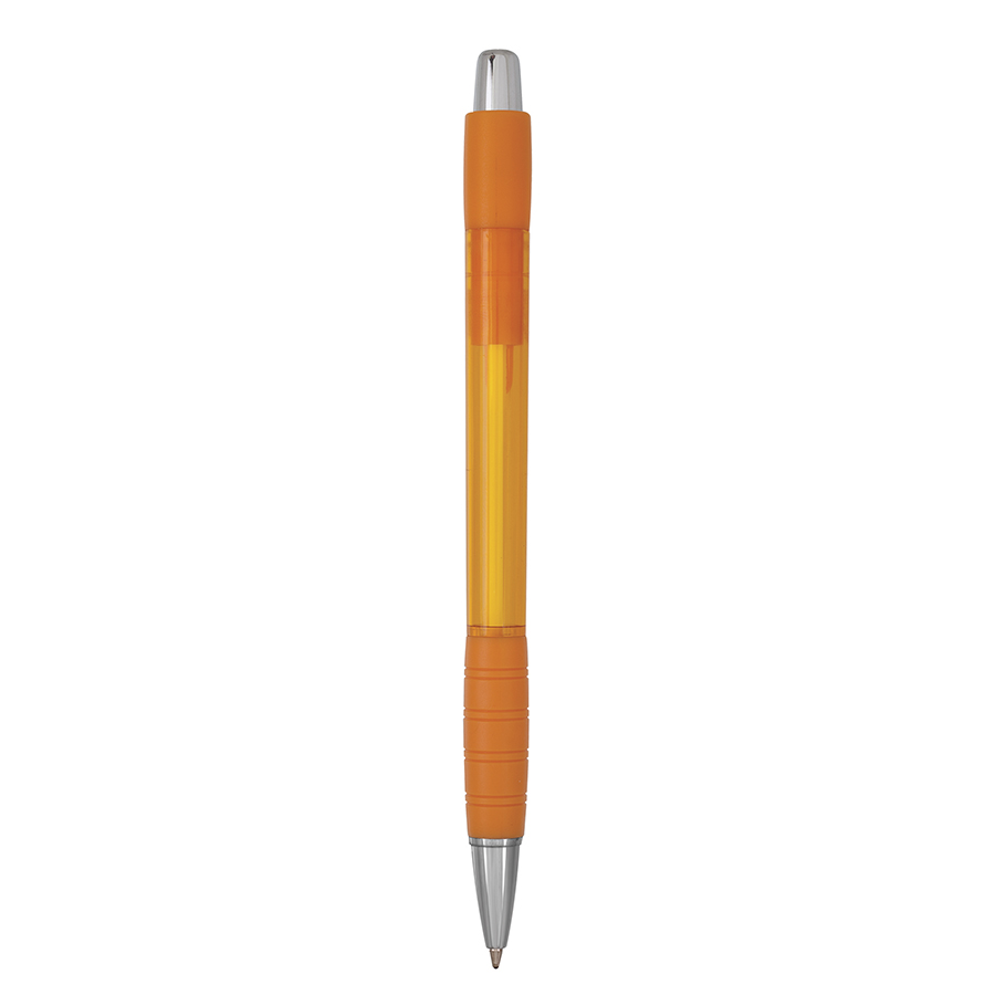 Striped Grip pen - Oranje