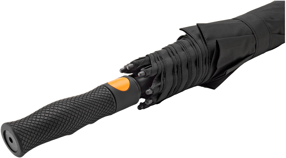 FALCONE - Stormparaplu - Automaat - Windproof -  130 cm - Zwart