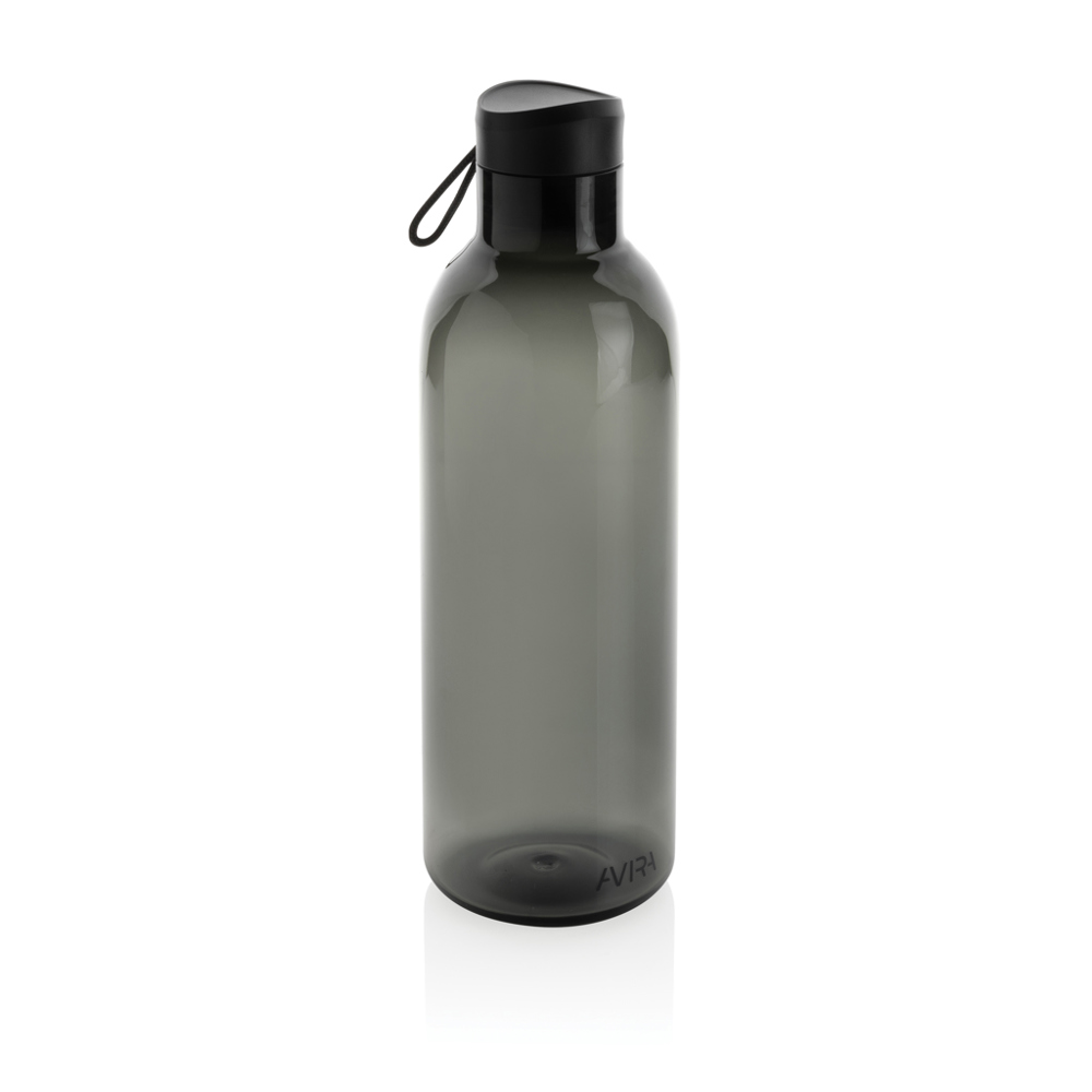 Avira Atik RCS Gerecycled PET fles 1L - zwart (± PMS Black)