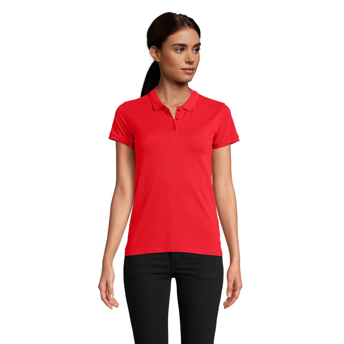 PLANET WOMEN - PLANET DAMES Polo 170g - Rood