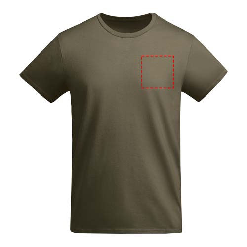 Breda 175 g/m² biologisch katoenen herenshirt met korte mouwen
