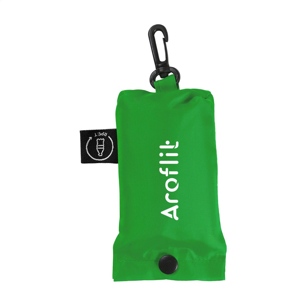 Shop Easy GRS RPET opvouwbare winkeltas - groen (± PMS 361C)