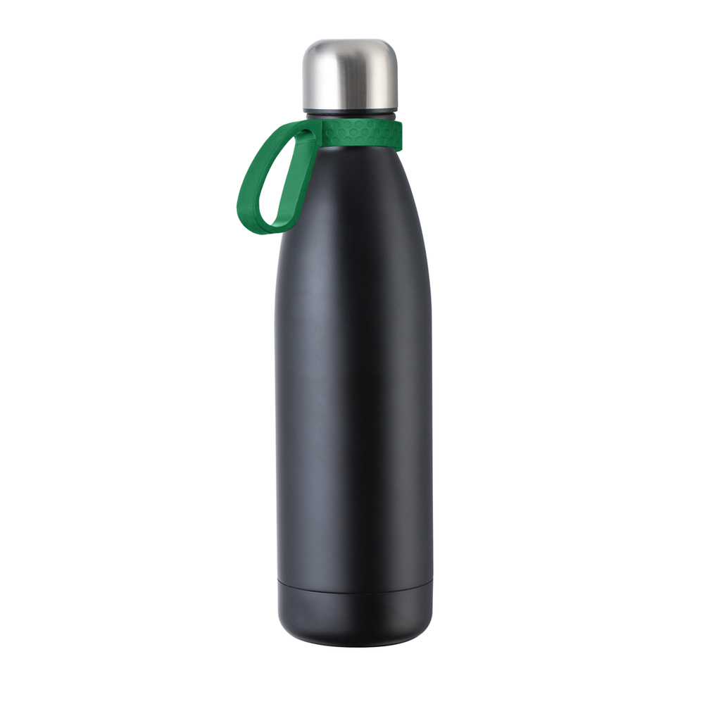 Fles RETUMBLER-myTOULON - groen, zwart, zilver