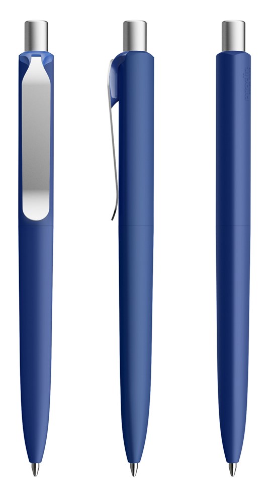 Prodir DS8 PSR Soft Touch Metal Clip - Dark Blue R50 Soft Touch