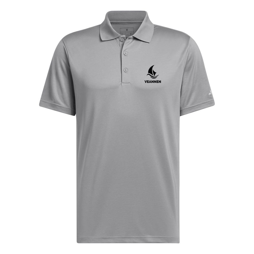 Adidas polo heren - grijs