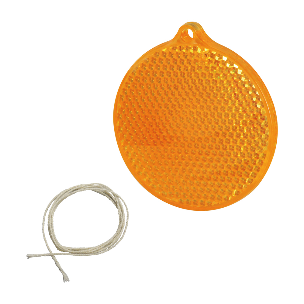 Safety reflector "Cirkel" - oranje-transparant