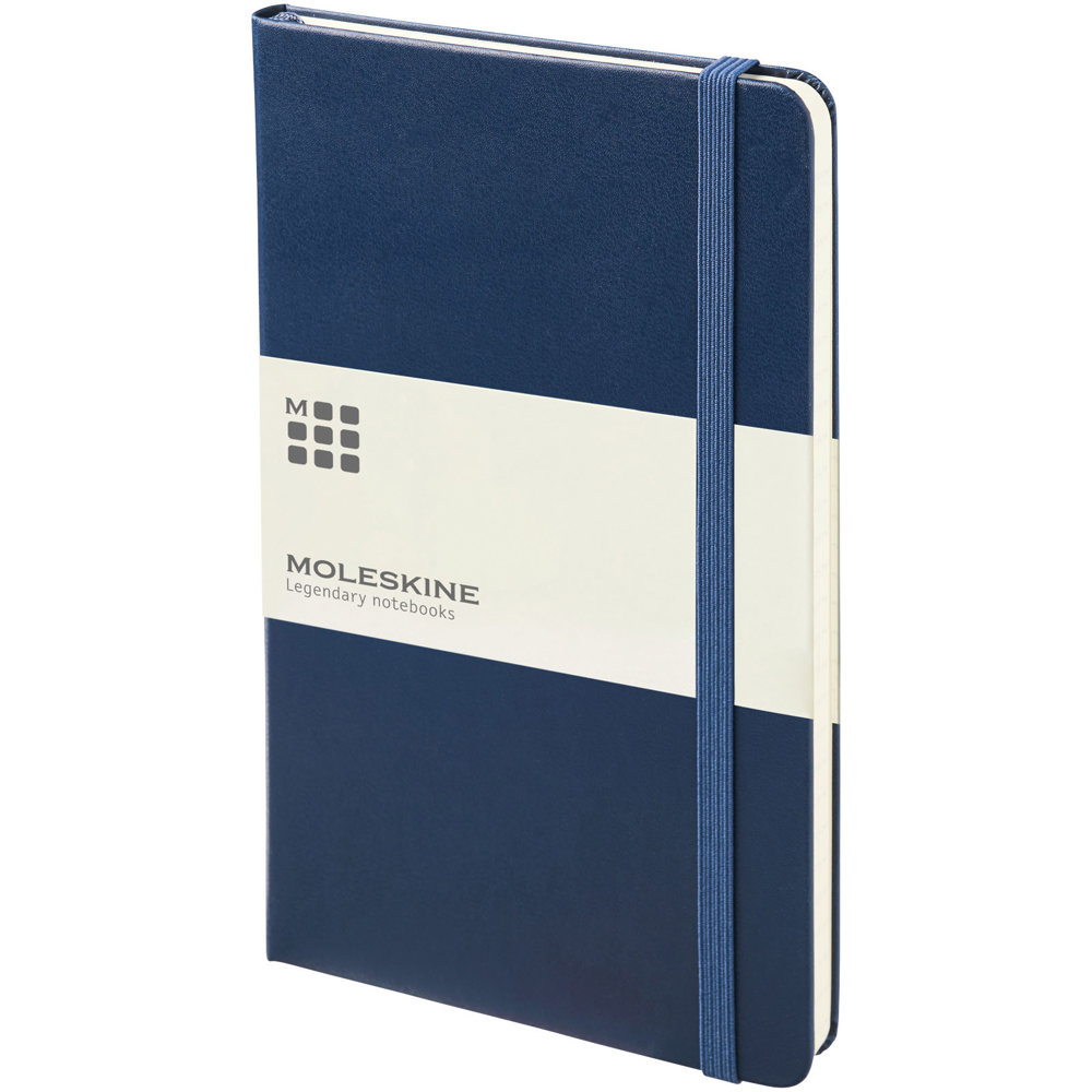 Moleskine Classic L hardcover notitieboek - gelinieerd - Saffierblauw