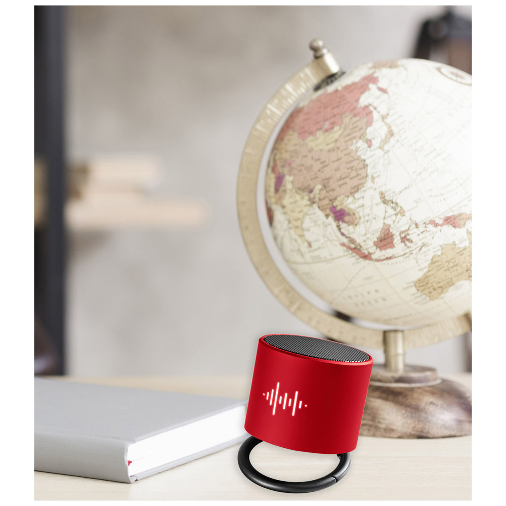 SCX.design S26 speaker 3W voorzien van ring met oplichtend logo