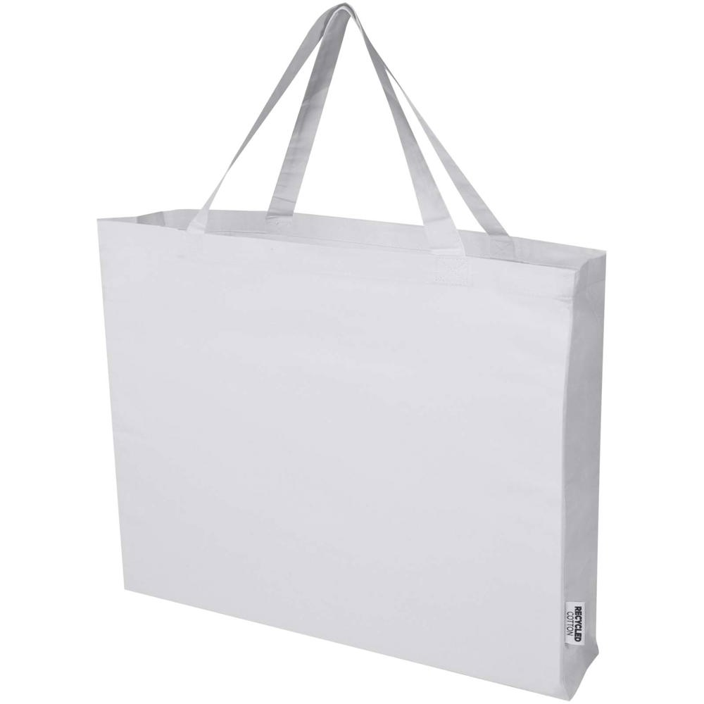Odessa draagtas van 220 g/m² GRS gerecycled katoen 40L - Wit