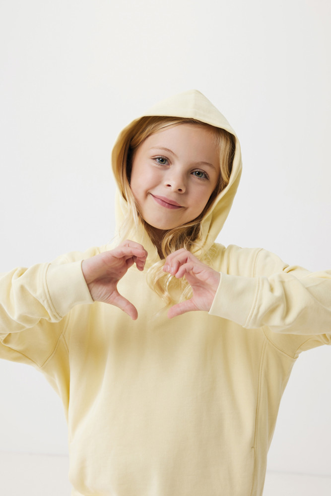 IQONIQ Yengo kids recycled katoen hoodie met steekzakken