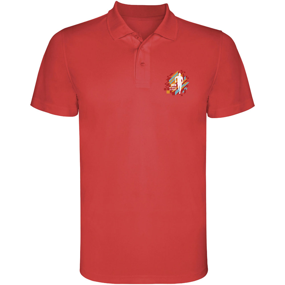 Monzha 150 g/m² sportpolo met korte mouwen voor heren
