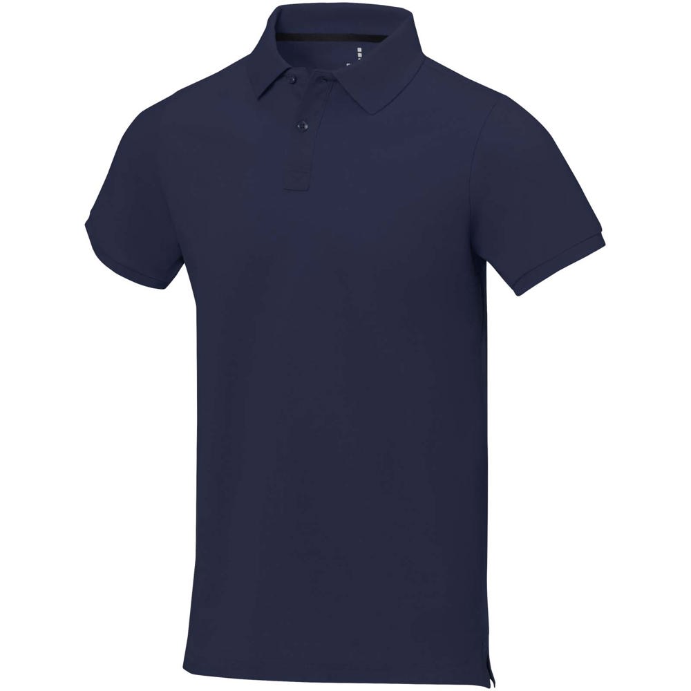 Calgary 200 g/m² herenpolo met korte mouwen - Marineblauw