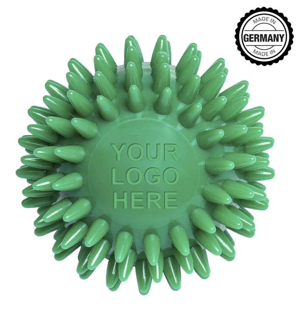 Massagebal / Egelbal, rond reliëfveld - Groen