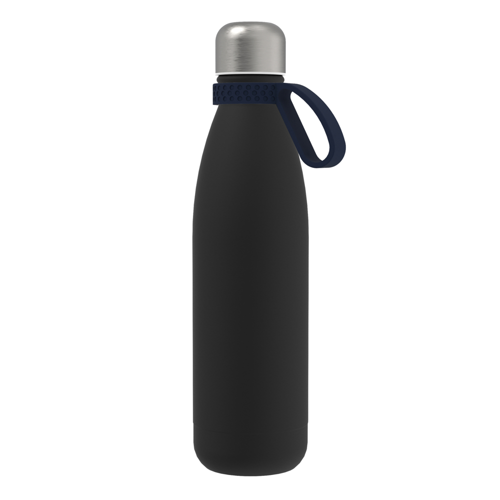 Fles RETUMBLER-myTOULON - zwart, zilver, navy