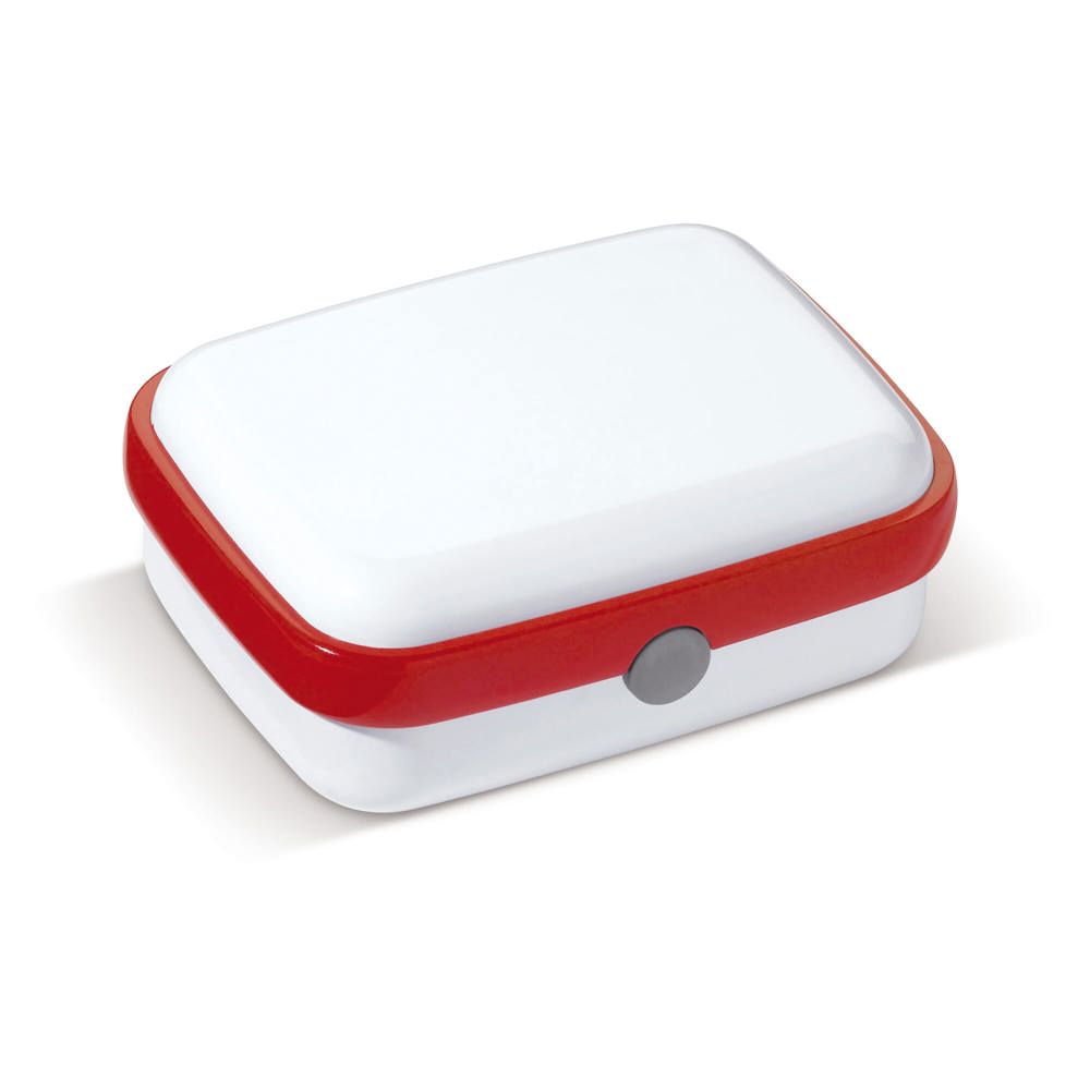 Broodtrommel Fresh 1000ml - Wit / Rood