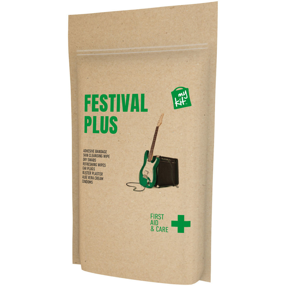 MyKit Festival set Plus met papieren stazak - Kraftbruin