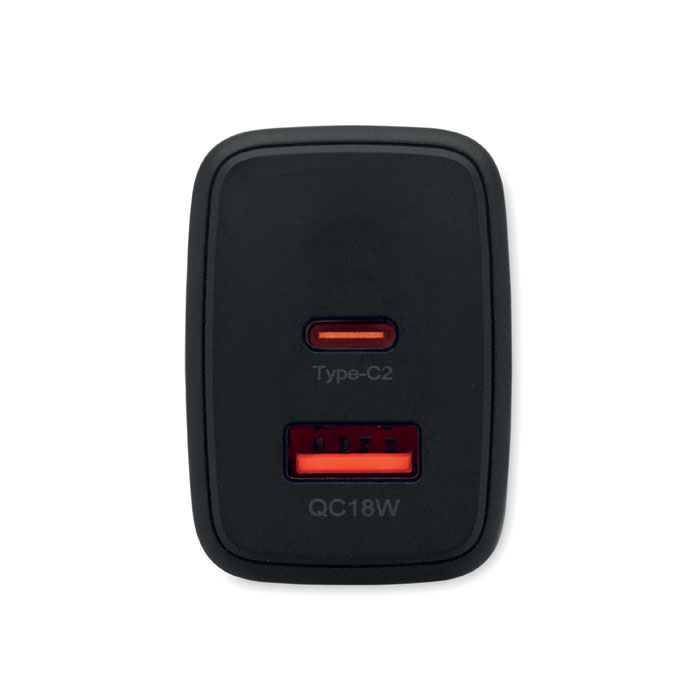 EXTEN - EU 2-polige wandadapter/lader