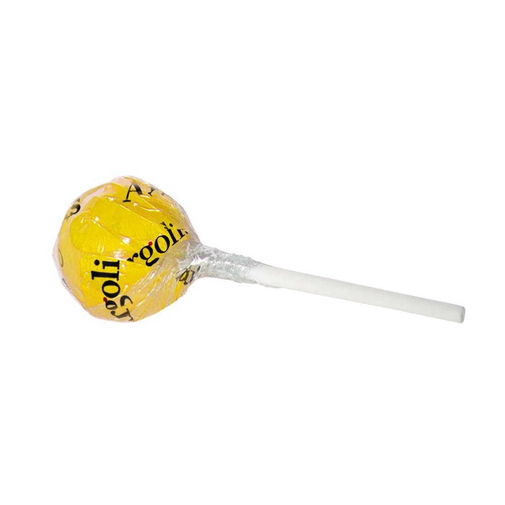 Ronde lolly - Transparant/Geel