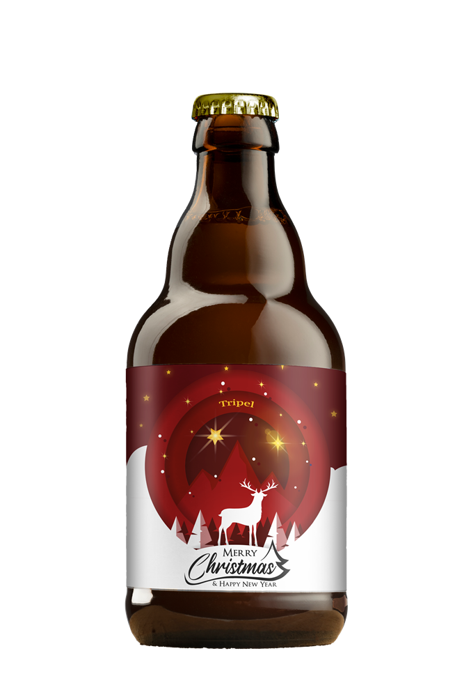 Speciaalbier Merry Christmas & Happy New Year Tripel - 33cl
