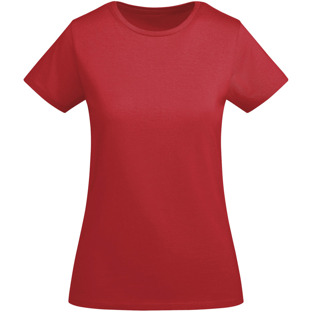 Breda 175 g/m² biologisch katoenen dames T-shirt met korte mouwen - Rood