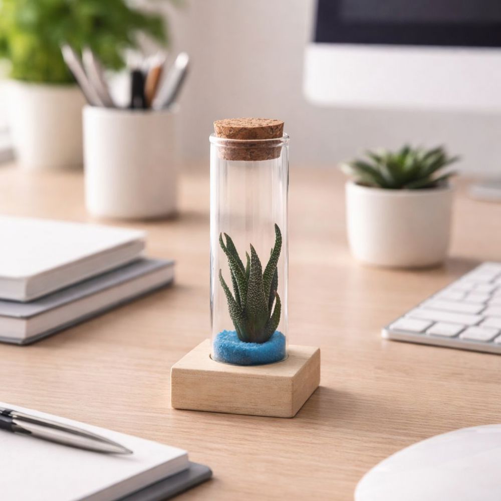Tiny Treasurez® - Single tube & wood, Donker roze